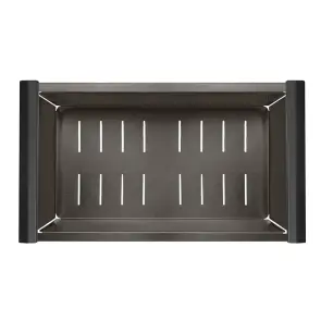 Сушарка для посуду Mixxus BAS-03 NANO-BLACK 420мм з нерж. сталі (колір графіт) (MX1950) №1