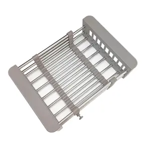 Сушарка для посуду Mixxus BAS-01.SUS GRAY з нерж. сталі SUS304 (колір сірий) (MX1956) №1