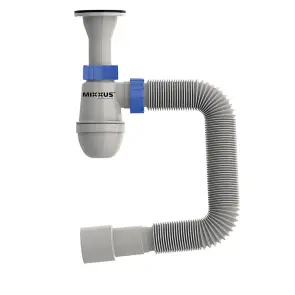 Сифон для умывальника Mixxus SU-09-A 1 1/4"x32 с литым выпуском (MI8189) №1