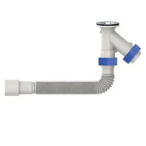 Сифон для умивальника Mixxus SU-08 1 1/4"x40 компактний 40*40/50 (MI8188) №1