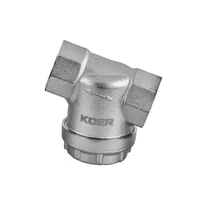 Фильтр грубой очистки Koer KR.F03-1.N - 1" универсальный никелированный (KR5473) №1