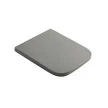 Сидение-крышка для унитаза Mixxus Premium SEAT COVER QUADRO-2004 GRAY 425х358х32mm дюропласт (MP6686)