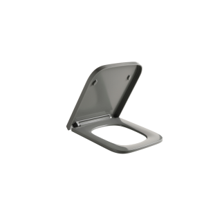 Сидіння-кришка для унітазу Mixxus Premium SEAT COVER QUADRO-2004 GRAY 425х358х32mm дюропласт (MP6686) №3
