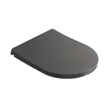 Сидіння-кришка для унітазу Mixxus Premium SEAT COVER ELLIPSE-TOPPER-2002 GRAY 425х360х25mm дюропласт (MP6684)