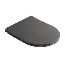 Сидение-крышка для унитаза Mixxus Premium SEAT COVER ELLIPSE-2005 GRAY 445х360х37mm дюропласт (MP6685)