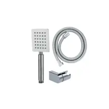 Душевой набор Mixxus Shower SET-02.SUS (шланг, лейка, кронштейн) из нерж. стали (MI6157)