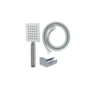 Душевой набор Mixxus Shower SET-02.SUS (шланг, лейка, кронштейн) из нерж. стали (MI6157) №1