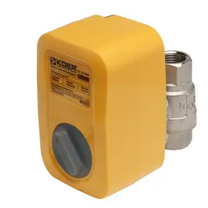 Кран 1/2" з електроприводом Koer KR.S1502-3 12В SUS (KR5568) №1