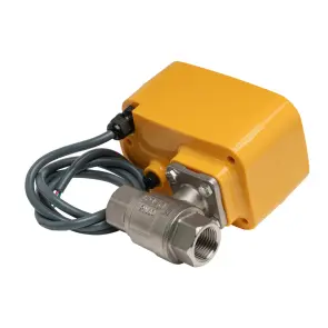 Кран 1/2" з електроприводом Koer KR.S1502-3 12В SUS (KR5568) №4