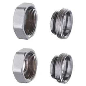 Фитинг для подкл. коллектора Roho R78-100125 - 1"x1 1/4" (левое подключение) (для R70-100075) (RO0151) №1