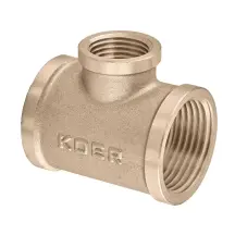 Реукционный тройник Koer KF.T100610F.WN - 1"х1/2"х1" FFF без никеля (MX1530)