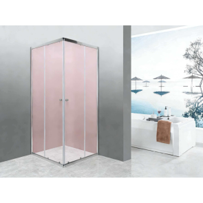 Душова кабіна без піддону MIXXUS CUBIC SC01-90x90x185-TR CHROME прозоре скло 4мм NEW (MI8366) №4