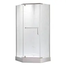 Душова кабіна з низьким піддоном MIXXUS LINES SCT01-90x90x198-TR CHROME прозоре скло 6мм NEW (в 2 ящ) (MI8370)