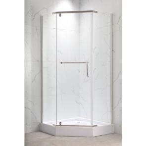 Душевая кабина с низким поддоном MIXXUS LINES SCT01-90x90x198-TR CHROME прозрачное стекло 6мм NEW (в 2 ящи) (MI8370) №2