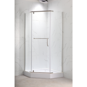 Душевая кабина с низким поддоном MIXXUS LINES SCT01-90x90x198-TR CHROME прозрачное стекло 6мм NEW (в 2 ящи) (MI8370) №5