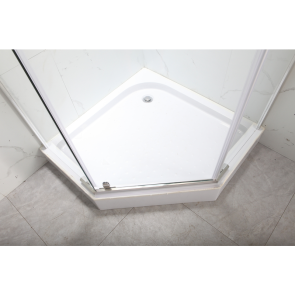 Душевая кабина с низким поддоном MIXXUS LINES SCT01-90x90x198-TR CHROME прозрачное стекло 6мм NEW (в 2 ящи) (MI8370) №6