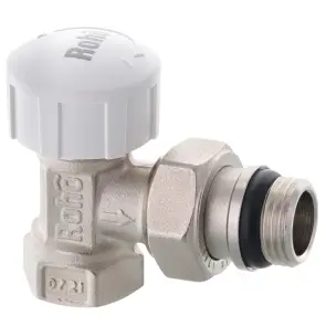 Кран радиаторный термостатический Roho R5151-050 - 1/2" (М30х1,5) угловой (антипротечка) (RO0123) №4