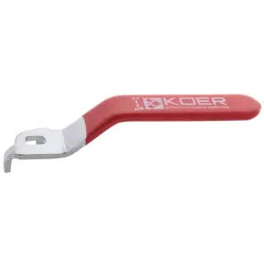 Ручка для крана Koer 1/2''-3/4'' сталева (ZC0570) №1