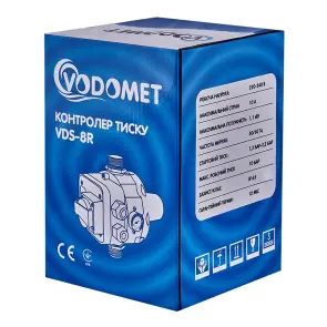 Контроллер давления Vodomet VDS-8R электронный для насоса до 1,1 кВт, 1", с кабелем и розеткой (VO4202) №3