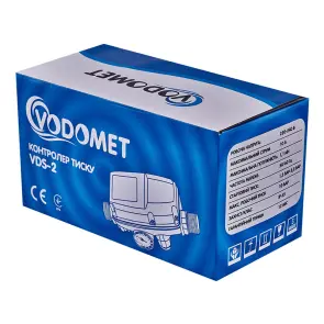 Контролер тиску Vodomet VDS-2 електронний для насоса (БРІО) 1,1кВт, 1" (VO4203) №3