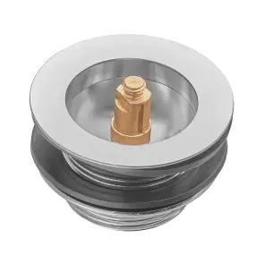 Донний клапан для ванни Zerix BV-08 1 1/2'' автоматичний СLICK-СLACK (Колір хром) (ZX6025) №2