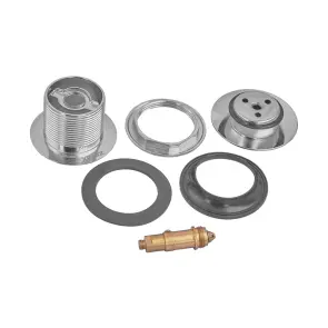Донний клапан для ванни Zerix BV-08 1 1/2'' автоматичний СLICK-СLACK (Колір хром) (ZX6025) №3