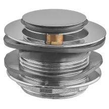Донный клапан для ванны Zerix BV-07 1 1/2'' автоматический СLICK-СLACK (Цвет хром) (ZX6024)