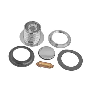 Донний клапан для ванни Zerix BV-07 1 1/2'' автоматичний СLICK-СLACK (Колір хром) (ZX6024) №4