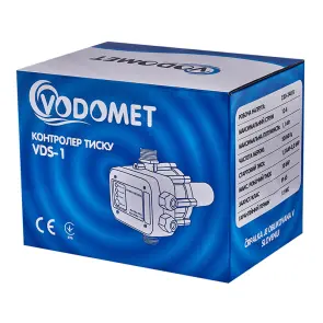 Контроллер давления Vodomet VDS-1 электронный для насоса 1,1 кВт, 1", с кабелем (VO4200) №13