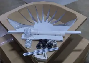 Душовий піддон високий Mixxus Strong ST01-90x90x40 з сифоном напівкруглий діаметр зливу 52 мм (MI8160) №3