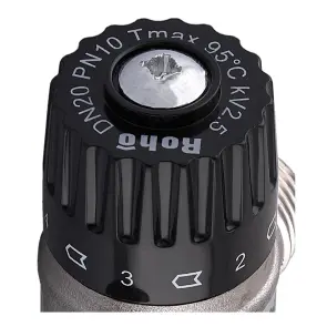 Клапан змішувальний Roho R1207-075 - 3/4" ЗР термостатичний (35-60*C) (RO1021) №2