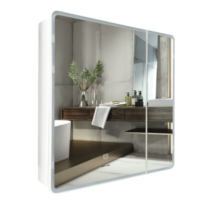 Дзеркальна шафка Mixxus Premium Olivary CM01-70x70x13 з LED Touch, димером, регулятором яскравості (MI8295) №11