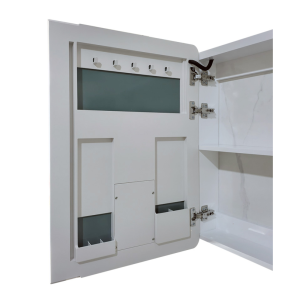 Дзеркальна шафка Mixxus Premium Olivary CM01-70x70x13 з LED Touch, димером, регулятором яскравості (MI8295) №18