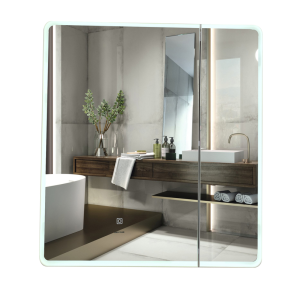 Дзеркальна шафка Mixxus Premium Olivary CM01-60x70x13 з LED Touch, димером, регулятором яскравості (MI8294) №3