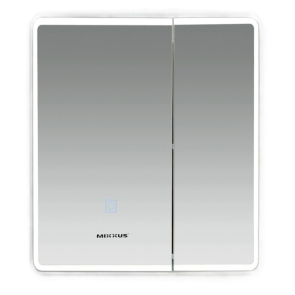 Дзеркальна шафка Mixxus Premium Olivary CM01-60x70x13 з LED Touch, димером, регулятором яскравості (MI8294) №14