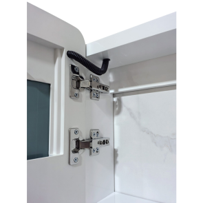 Дзеркальна шафка Mixxus Premium Olivary CM01-60x70x13 з LED Touch, димером, регулятором яскравості (MI8294) №17