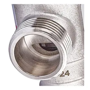 Клапан змішувальний Roho R1207-075 - 3/4" ЗР термостатичний (35-60*C) (RO1021) №7