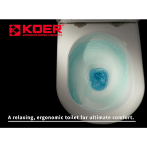 Унітаз-компакт ергономічний Koer TT-0201-T3 675x390x860mm система змиву TORNADO 3.0 (KR5613) №2
