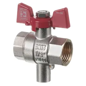 Кран ГГБ для підключення датчика температури Koer KR.230 - 1/2" (KR3067) №1