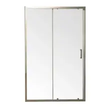 Дверь в нишу раздвижная MIXXUS PREMIUM DIVERSE SD01-100x185-TR CHROME прозрачное стекло 5мм (MI7165)