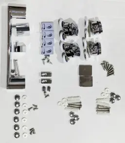 Двері у нішу розсувні MIXXUS PREMIUM DIVERSE SD01-100x185-TR CHROME прозоре скло 5мм (MI7165) №2