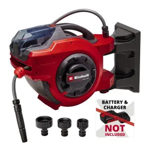 Катушка со шлангом аккумуляторная Einhell GE-HR 18/30 Li - Solo (4173770) №1