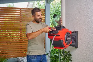 Катушка со шлангом аккумуляторная Einhell GE-HR 18/30 WH Li - Solo (4173771) №4