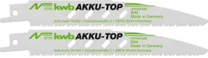 Полотна для шабельної пили, Bi-Metall 150 мм, 2 шт, AKKU TOP KWB (578500) №2