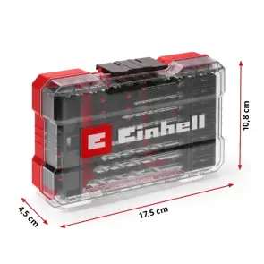 Набор ударных бит и сверл по металлу Einhell 39 шт, M-Case (108773) №4