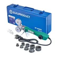 Паяльник для труб PPR Europroduct EP.WM01 (плоские насадки) 20/40mm (EP6091)