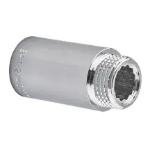 Удлинитель Europroduct EP.E040.Chr - 1/2"MF-40мм хром (EP6126)
