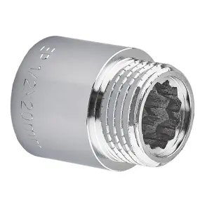 Подовжувач Europroduct EP.E020.Chr - 1/2"MF-20мм хром (EP6123) №1