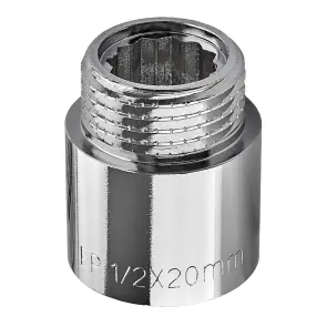 Подовжувач Europroduct EP.E020.Chr - 1/2"MF-20мм хром (EP6123) №2