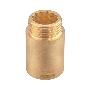 Подовжувач Koer KF.E10-40.WN - 1"-40мм без нікелю (KR5673) №3
